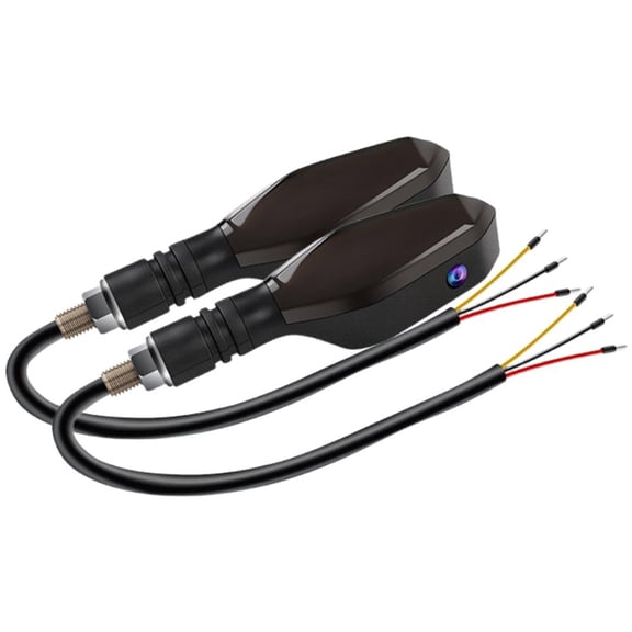 Motorcycle Turn LED Lights, Bike Turn Signals, urn Lights Universal Arrow Front Rear, Bright Bike Tail Light with Turn Signals, Brake LED Waterproof