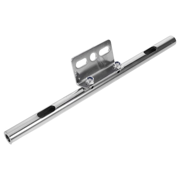 Motorcycle Turn Signal Bracket – Aluminum Alloy Front & Rear Mounting Holder for Cruiser & Retro Bikes, Silver (10.61")