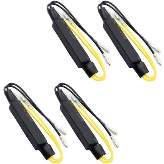 Motorcycle Turn Signals Decoding Resistors Solve LED Compatibility Issues Fix Rapid Flashing Warning Lights Easy Mounting