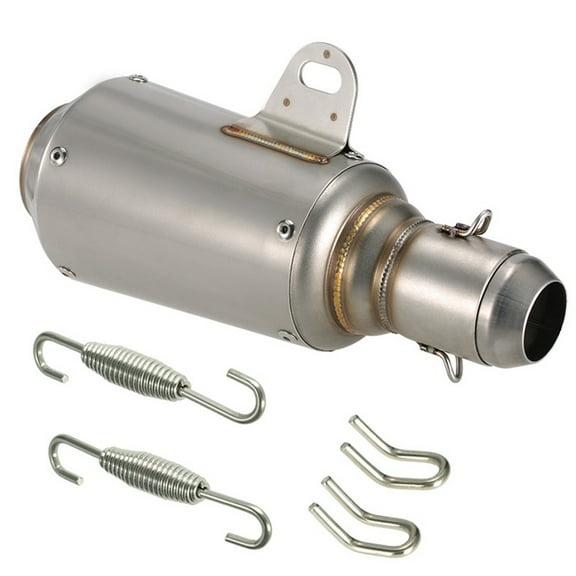 Motorcycle Universal Exhaust Pipe Muffler Adjustable W Spring Hook &Pull Hook for 38mm-51mm Modified Exhaust Pipe Parts