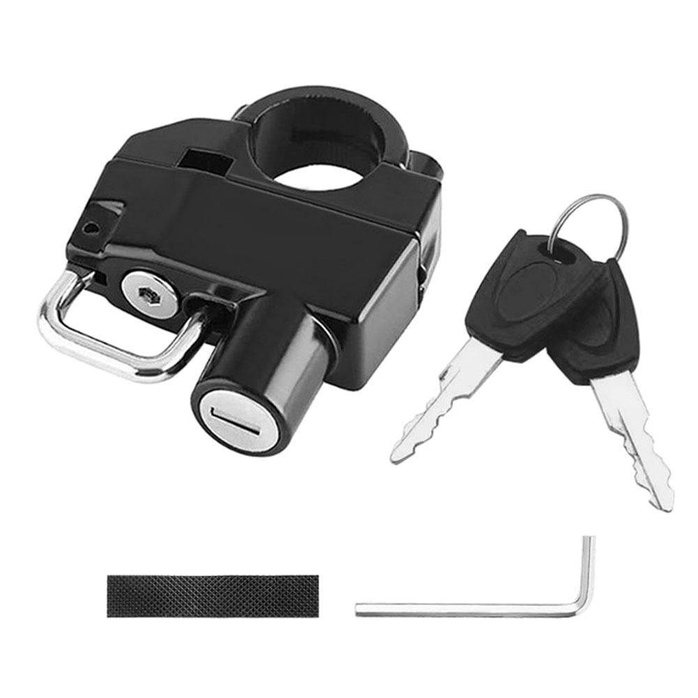 Motorcycle Universal Helmet Lock For 25mm Engine Crankcase Motorbike Crash H6V5