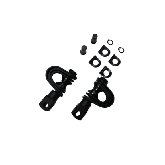 Motorcycle Universal Highway FootPegs Engine Guard Crash Bars Footrest Clamp Mount for Harley  Honda BMW