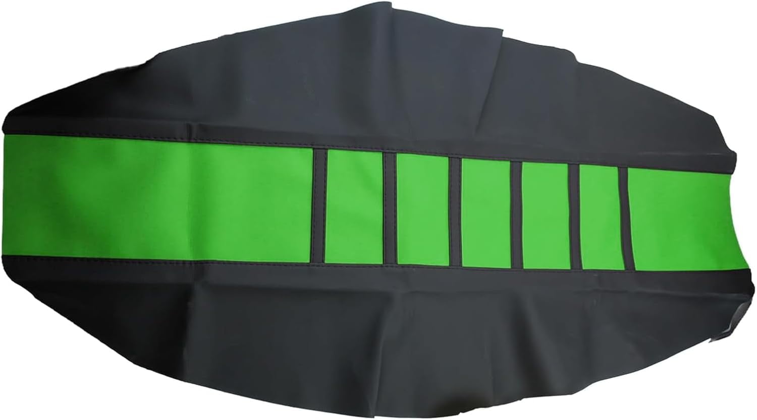 Motorcycle Gripper Seat Cover For Kawasaki KX65 & KLX110 2000-2017 - Green, Rubber/Vinyl Material