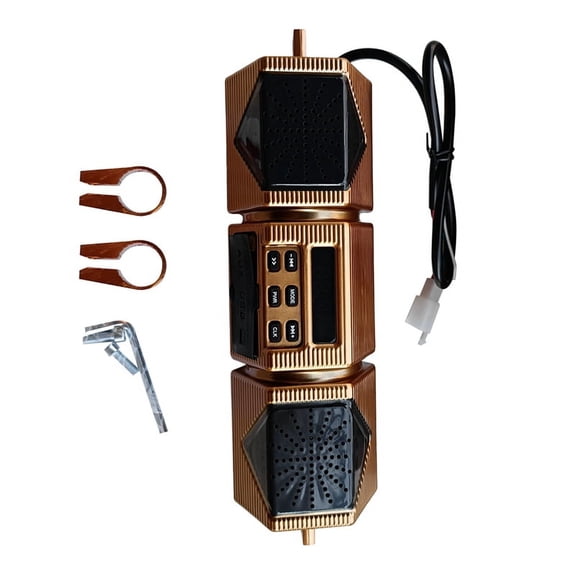 Motorcycle Universal Stereo Speaker Bluetooth Amplifier Bluetooth Compatible V2.1 and Technology MP3 Music Player