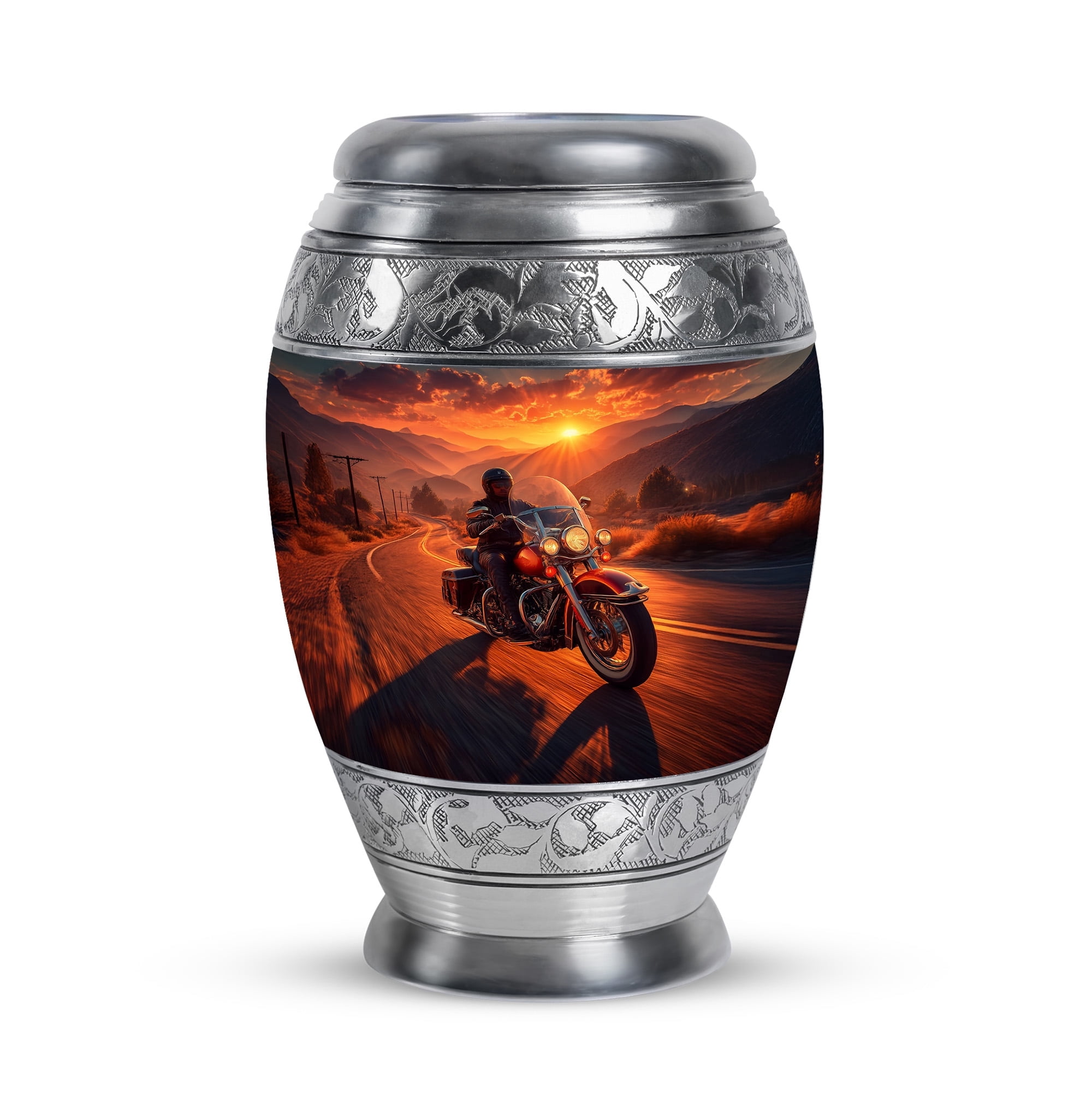 Motorcycle Urn For Human Ashes Adult Male/Female - Bike Urn for Ashes Keepsake, Decorative Urn - Cremation Urns for Bike Lovers - Decorative Keepsake For Home - 3inch, Small/Mini Size - Single 1Pcs