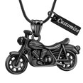 thumbnail image 1 of Motorcycle Urn Necklace for Men Women Ashes Cremation Jewelry Stainless Steel Keepsake Memorial Pendent for Ash Holder, 1 of 7