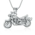 thumbnail image 1 of Motorcycle Urn Necklace for Men Women Ashes Cremation Jewelry Stainless Steel Keepsake Memorial Pendent for Ash Holder, 1 of 6