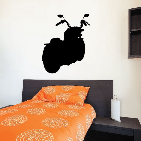 Motorcycle Wall Decal - Vinyl Decal - Car Decal - 005 - 36 Inches