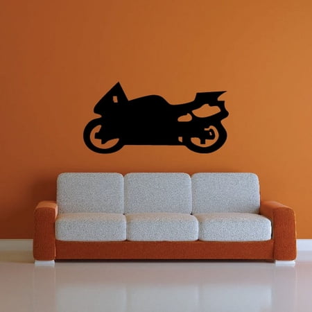 Motorcycle Wall Decal - Vinyl Decal - Car Decal - CD041 - 36 Inches