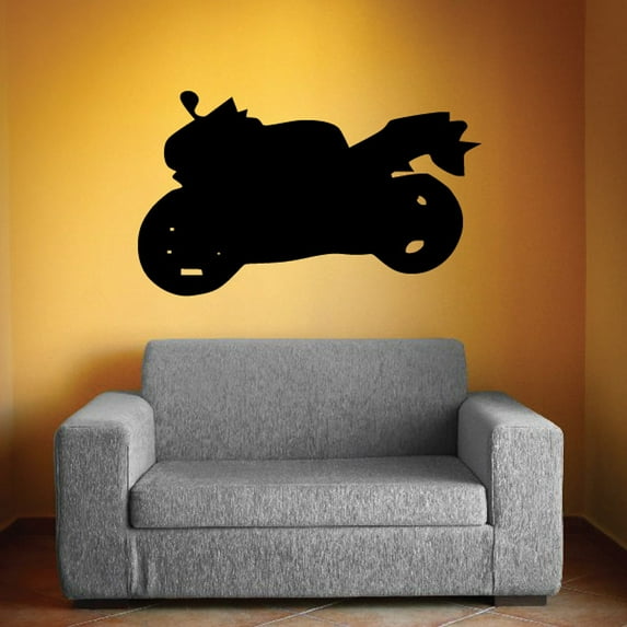 Motorcycle Wall Decal - Vinyl Decal - Car Decal - CD057 - 36 Inches