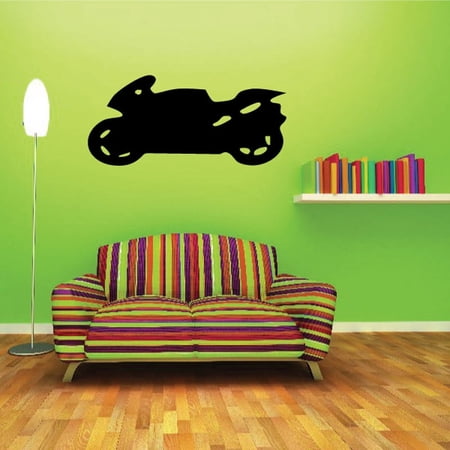 Motorcycle Wall Decal - Vinyl Decal - Car Decal - CD069 - 36 Inches