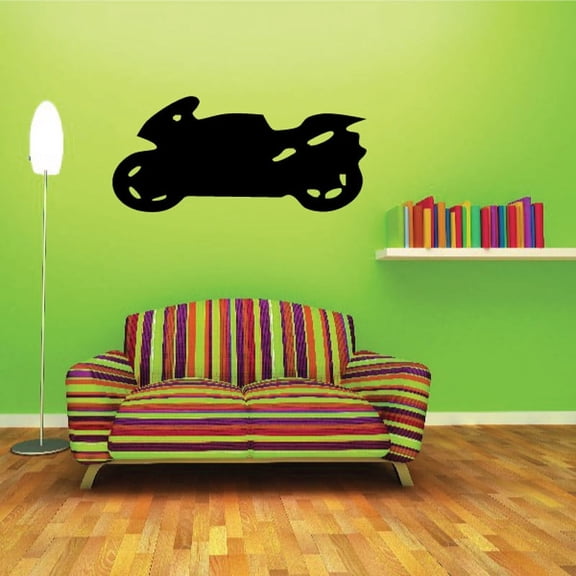 Motorcycle Wall Decal - Vinyl Decal - Car Decal - CD069 - 36 Inches