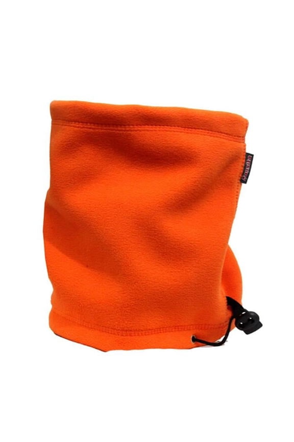 Motorcycle Warmer Double-Layer Neck Warmer & Gaiter, Orange - 2 Piece