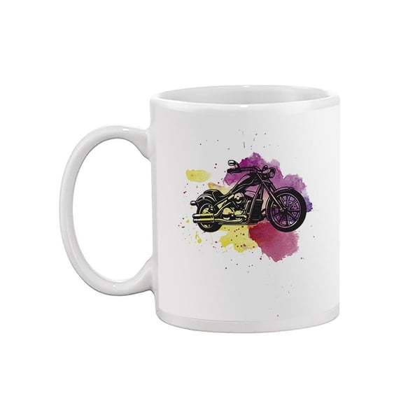 Motorcycle Watercolor Mug - SPIdeals Designs,