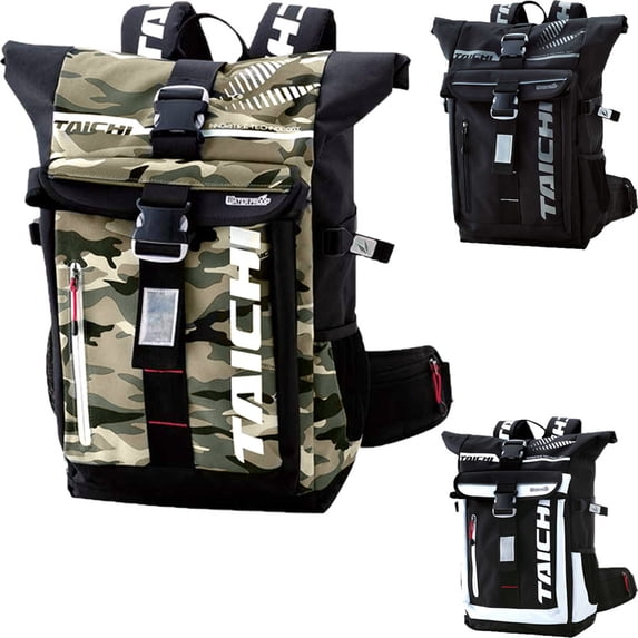 Motorcycle Waterproof Backpack Locomotive Bag Racing Multi-function Bag,Red