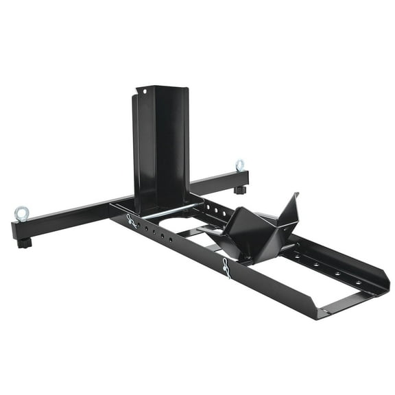 , Motorcycle Wheel Chock Upright, 1800 lbs Capacity, Heavy-duty Steel Motorcycle Front Wheel Stand with 6 Adjustable Holes, For 15"-22" Off-Road Motorcycles, Standard Motorcycles, Black ,Steel ,