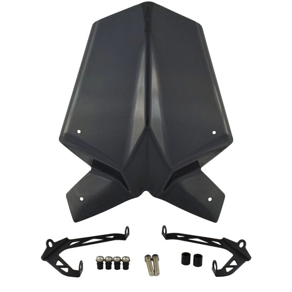 Motorcycle Windscreen for KTM Duke 790 2018-2022, Sport Bike Windshield with Mounting Bracket, Black Aerodynamic Wind Deflector Shield, Custom Fit Protection Guard