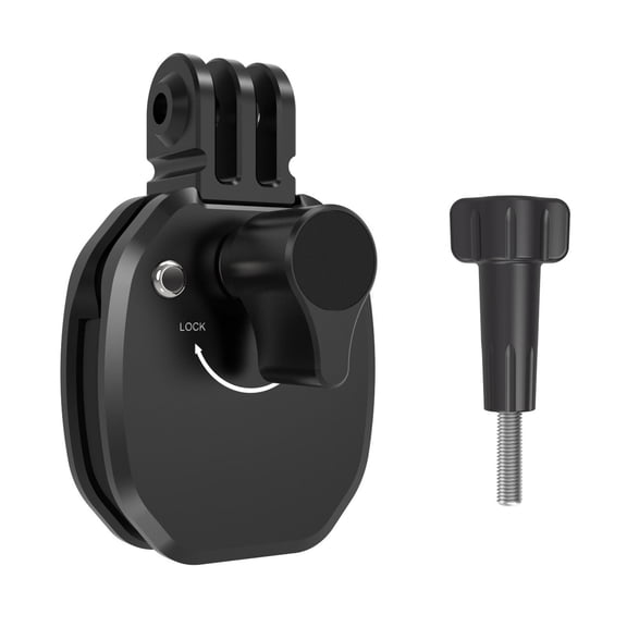 Motorcycle Windshield Clamp Mount for Action Cameras Universal 360 Rotation Heavy Duty Stable Filming Solution Compatible with Series