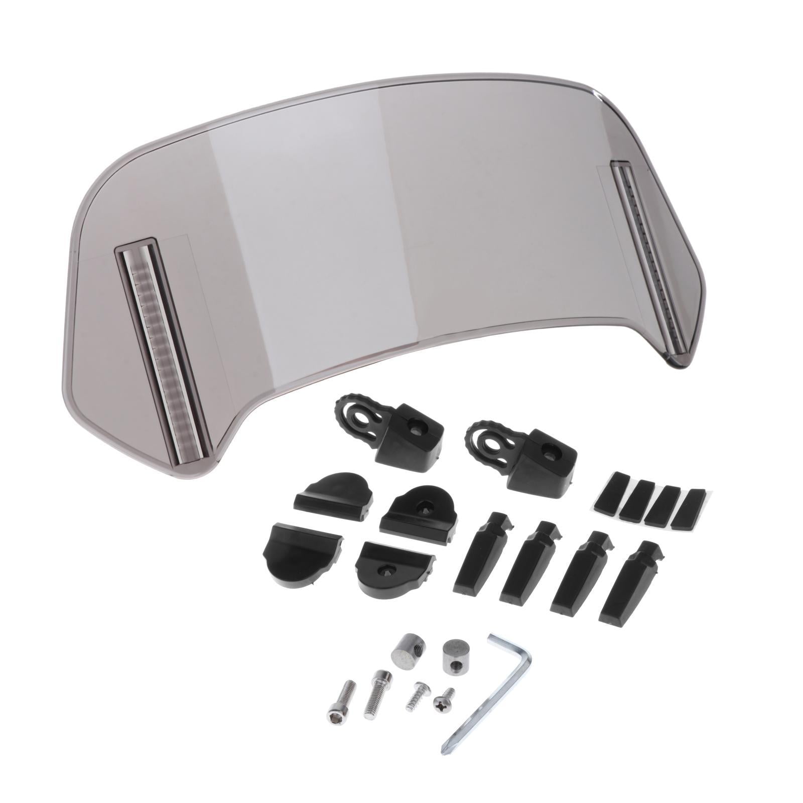 Motorcycle Windshield Extension Adjustable Clip on Accessories