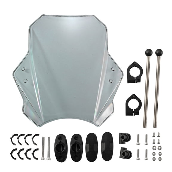 Motorcycle Windshield High Impacts Resistance Weatherproof Effortless Setups Windscreen Motorbike Modified Accessories