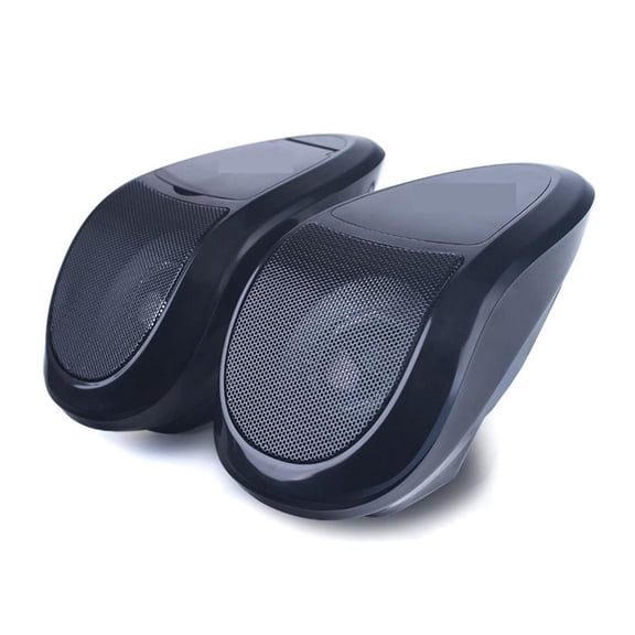 Motorcycle Wireless Bluetooth Speakers Waterproof Stereo Aud-io Amp System MP3 Aud-io Player FM Radio With LED Light