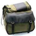 Motorcycle canvas saddlebag bike back pack luggage panniers box tools