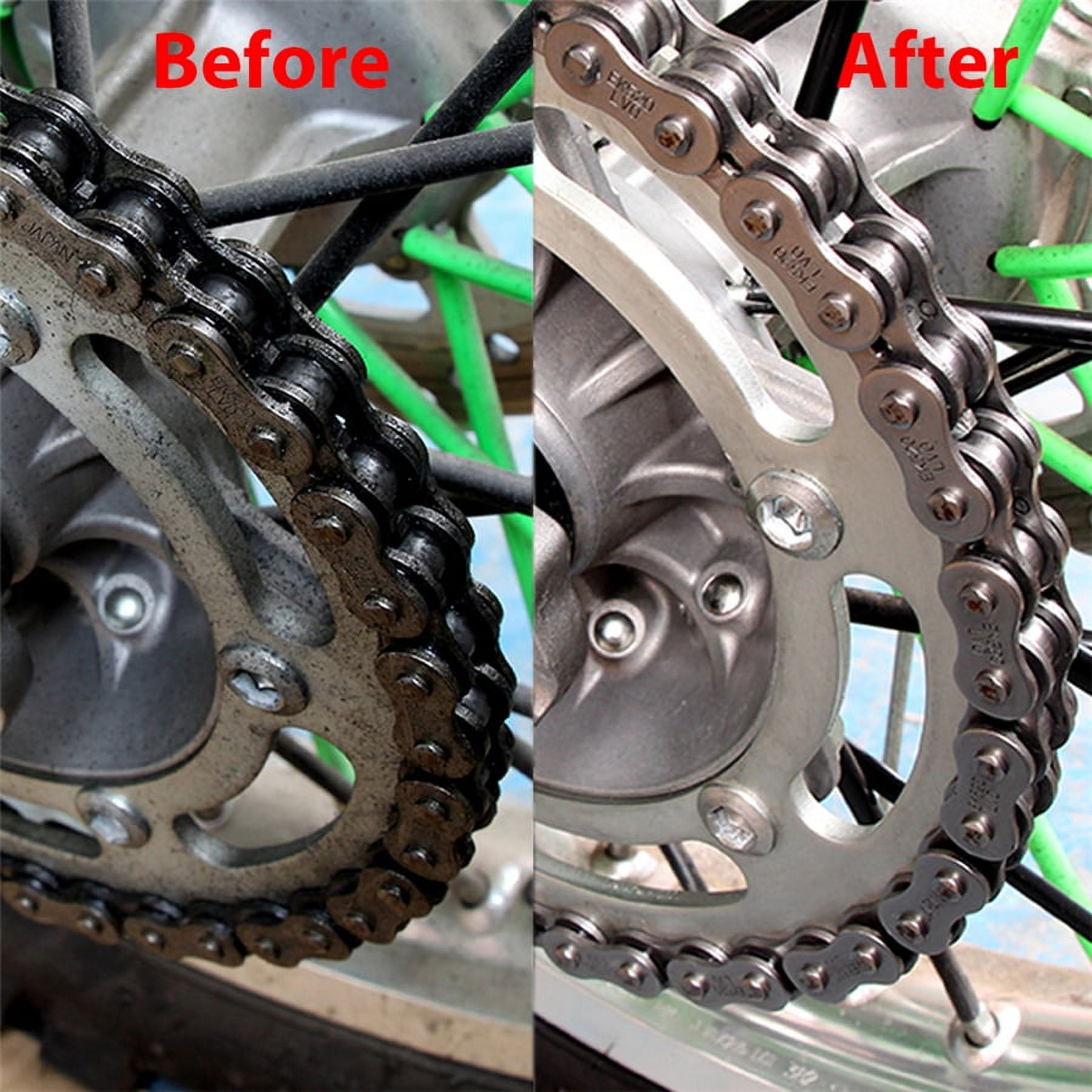 Motorcycle chain cleaning machine kit For Motorbike Chains Lube Device