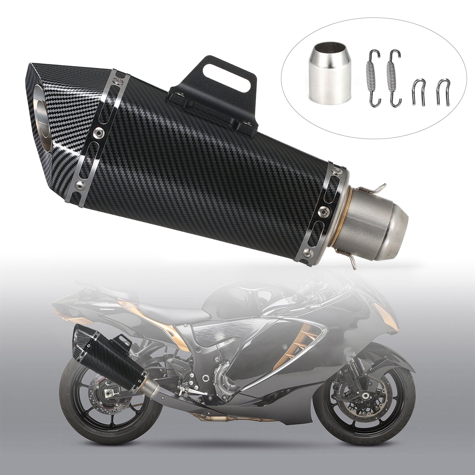 Motorcycle exhaust pipe,Atv Zx6r 10r 1.52