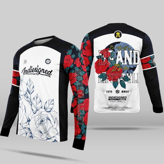 Motorcycle for Men Rider Cycling Bike Jersey Bikers Motor Shirt Long Sleeve