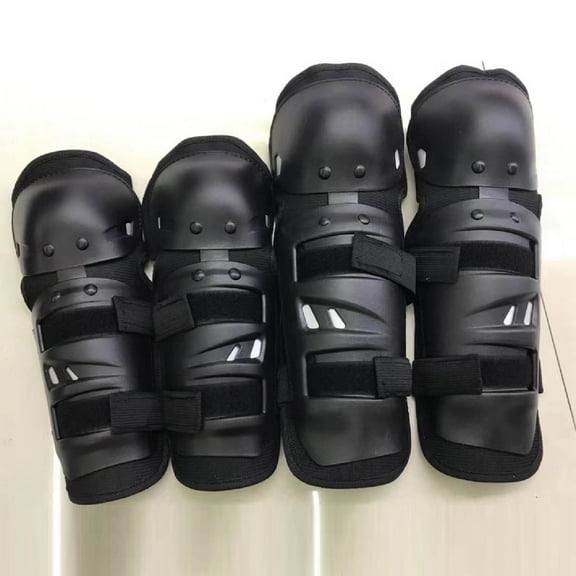 Motorcycle knee and elbow pads four-piece set