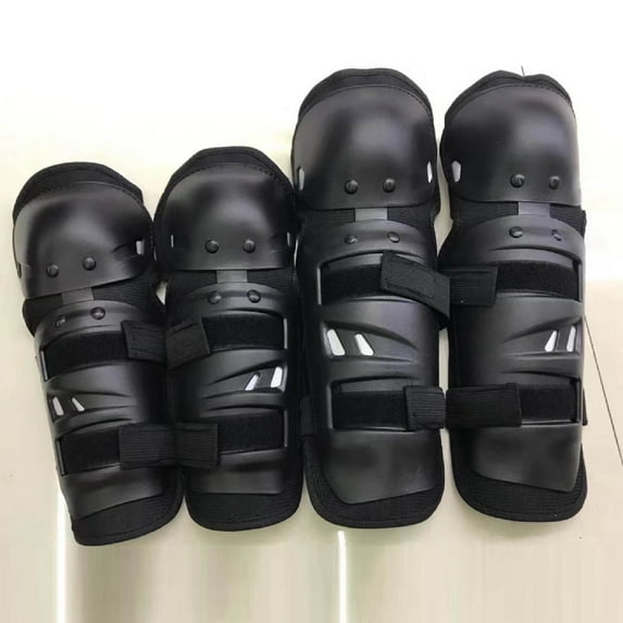 Motorcycle knee and elbow pads four-piece set