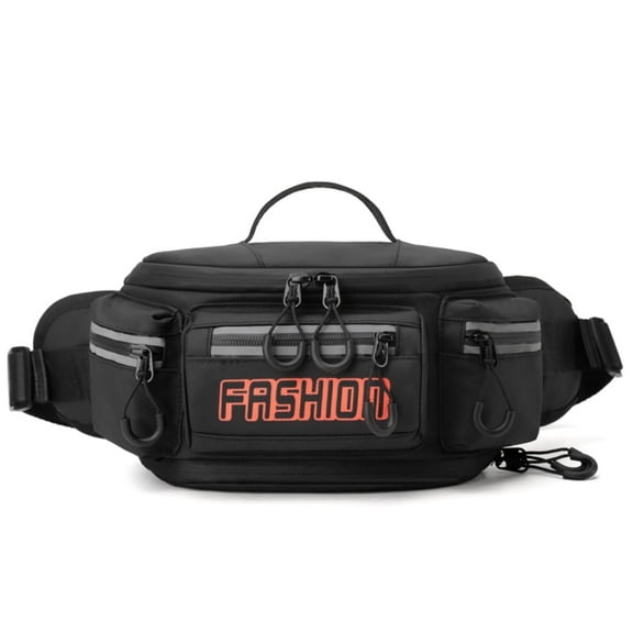 QUARRYUS Adult Durable Nylon Shoulder Bag, Black, 1-Piece