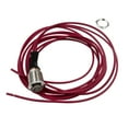 thumbnail image 1 of Motorcycle spotlight self-locking switch accessories 1.5 meters 2 wire button, 1 of 7
