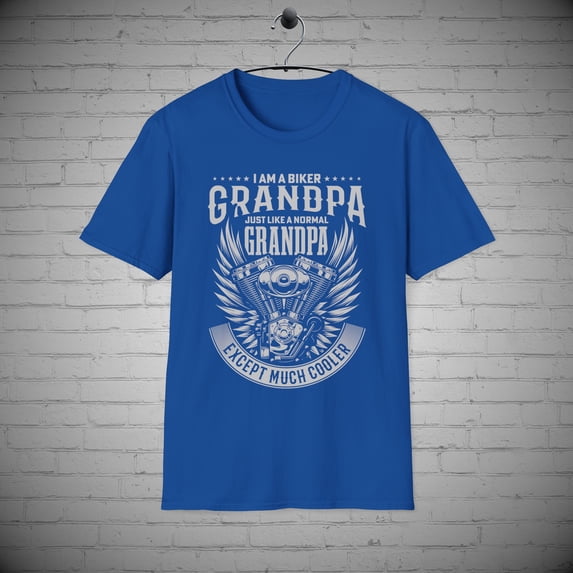 Motorcycle t-shirts, I'm a Biker Grandpa tee, Bike Lovers Gift