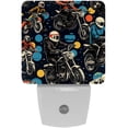 thumbnail image 1 of Motorcycle theme LED Square Night Lights - Energy Efficient Bedside Lamp with Soft Glow and Auto Sensor, for Bedroom, Nursery, and Hallway - 200 Characters, 1 of 1