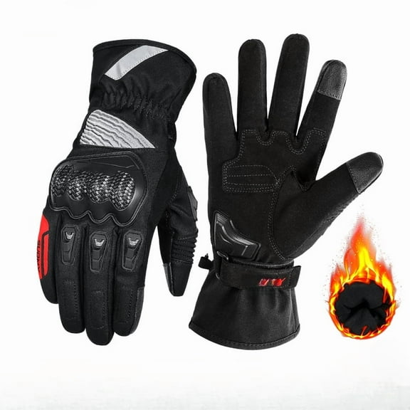Motorcycle winter gloves waterproof and warm riding motorcycle off-road anti fall and windproof touch screen rider equipment long men