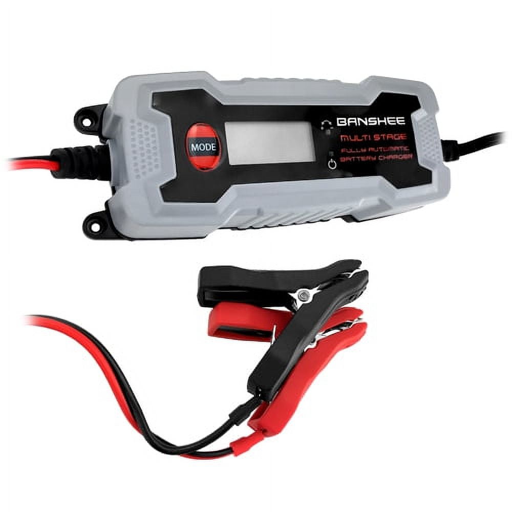 Motorcycles 12 Volt Battery Maintainer Tender Float Smart Charger with LED