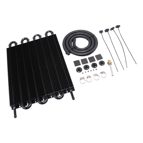 Motorcycles Aluminum Remote Transmission Fluid Cooling Radiator Converter 8 Row Design For Enhanced Heat Dissipation