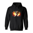 thumbnail image 1 of Motorcyle Stuntman Hoodie Men -Image by Shutterstock, Male Large, 1 of 4