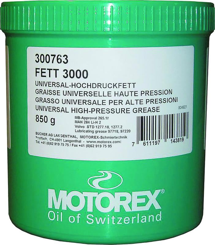 Motorex 102426 Multi-Purpose Grease 3000 Lubricant 850G 30oz Jar