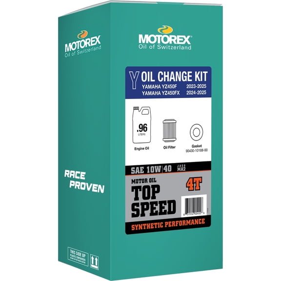 Motorex 311246 Top Speed Oil Change Kit - 0.96L - 10W/40