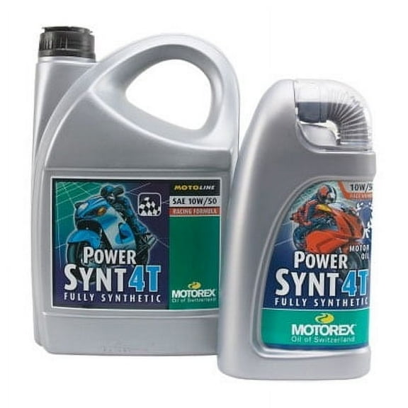Motorex Power SYNT 4T Oil 10W50 1 Liter (ea) for Motorcycles-ZZ 3601-0006