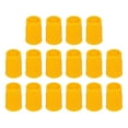 thumbnail image 1 of Motorforti Universal Tire Valve Stem Caps Plastic Yellow for Car Bike 16pcs, 1 of 6