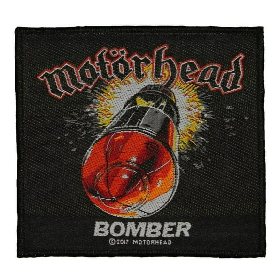 Motorhead Bomber Patch Album Art Heavy Metal Music Woven Sew On Applique