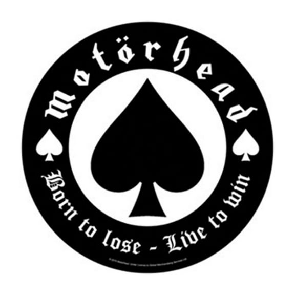Motorhead Born to Lose Live To Win Circular Back Patch
