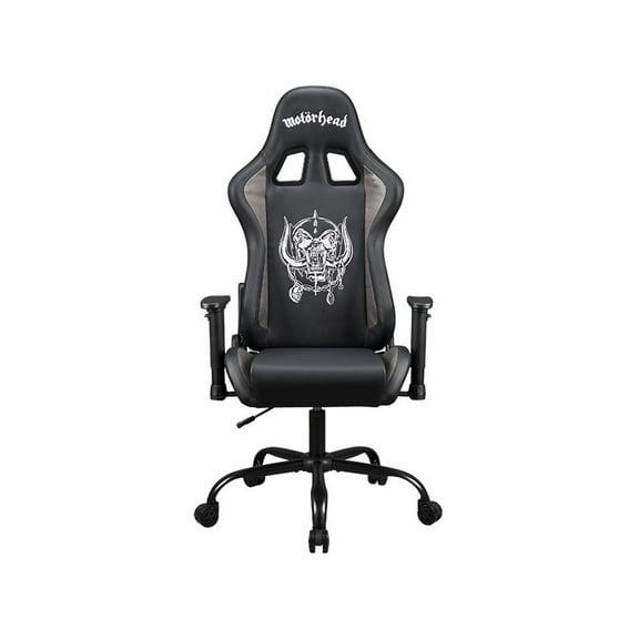 Subsonic Gaming Chair Motorhead, Ergonomic Office Chair for Gamer with Adjustable Armrests - Black
