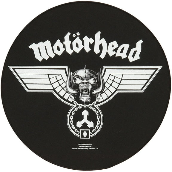 Motorhead Hammered Tri Skull Circular Back Patch