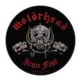 thumbnail image 1 of Motorhead Iron Fist Skull Official Circular Patch (10cm), 1 of 1