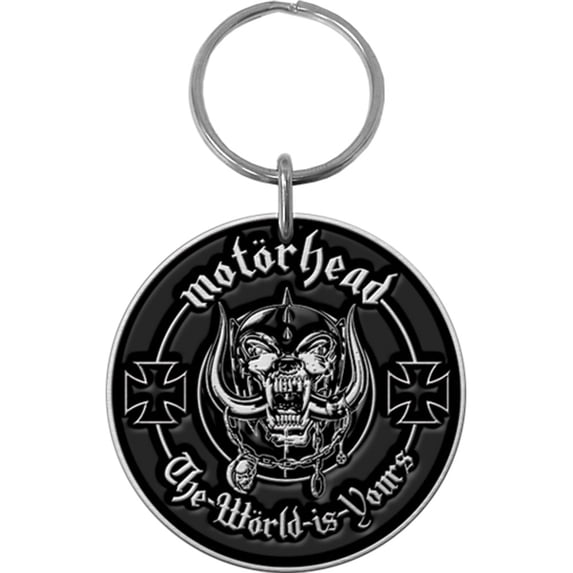 Motorhead The World Is Yours Keychain Black