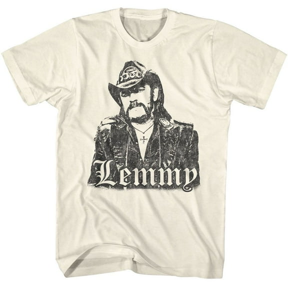 Motorhead Lemmy Natural Adult T-Shirt